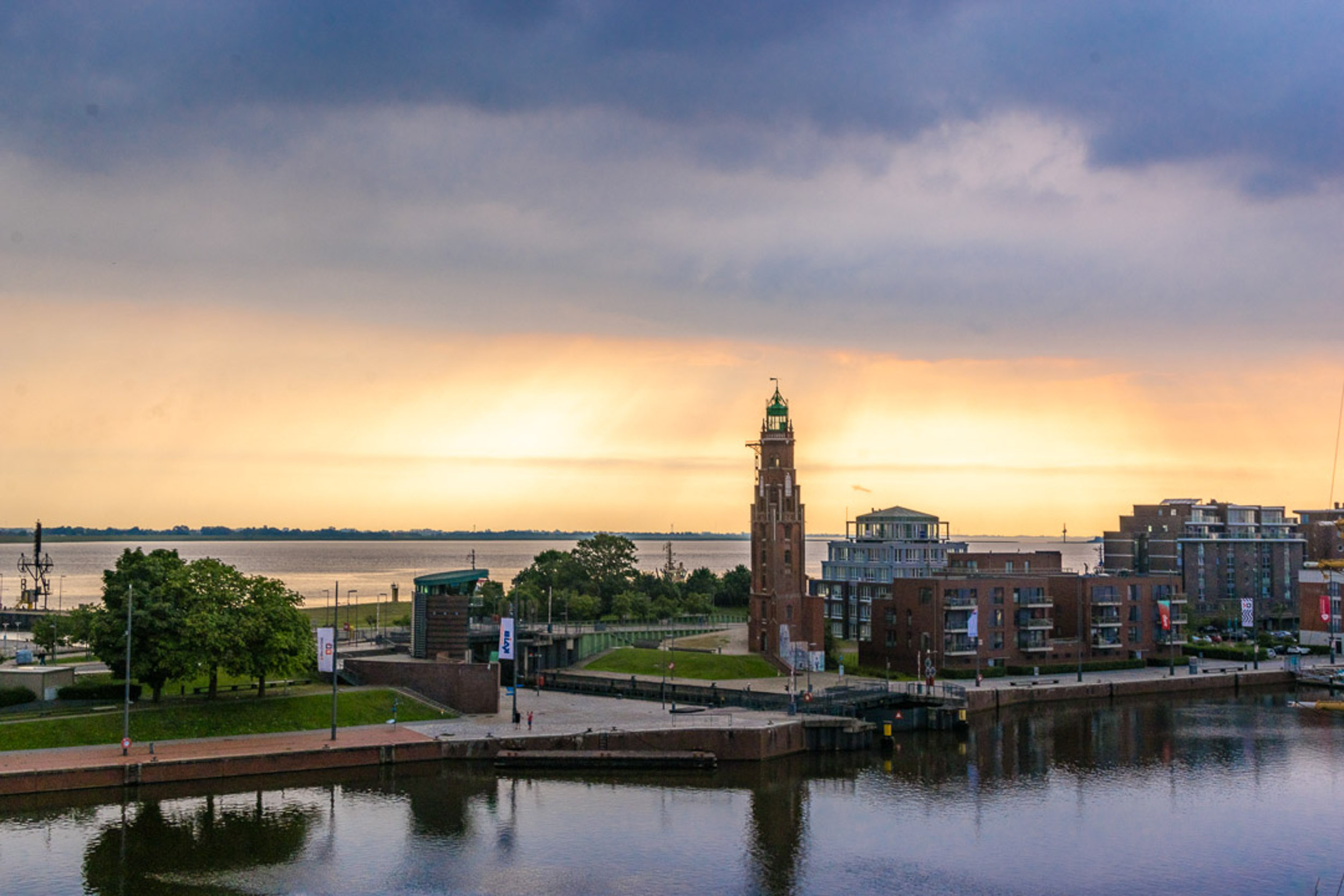 Sonnenuntergang Neuer Hafen