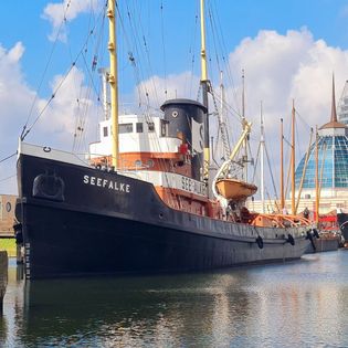 Die Seefalke im Museumshaven von Bremerhaven