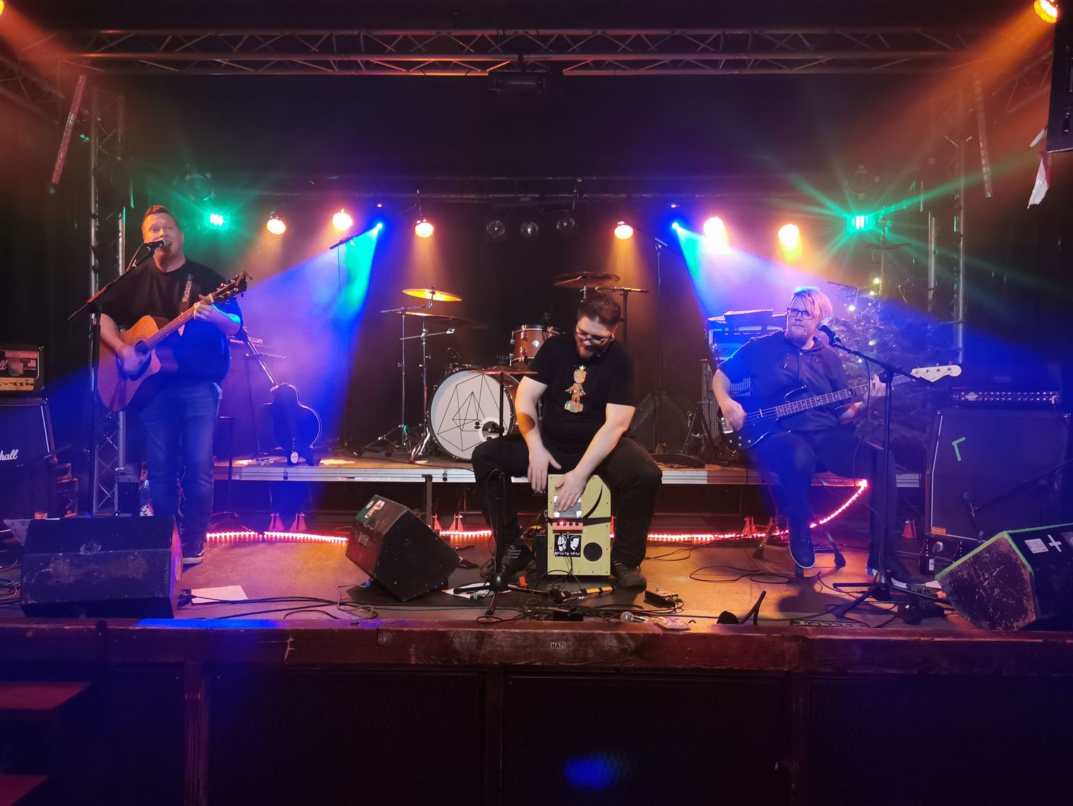 Die Band "Muckezieren" live auf der Fischparty in Bremerhaven