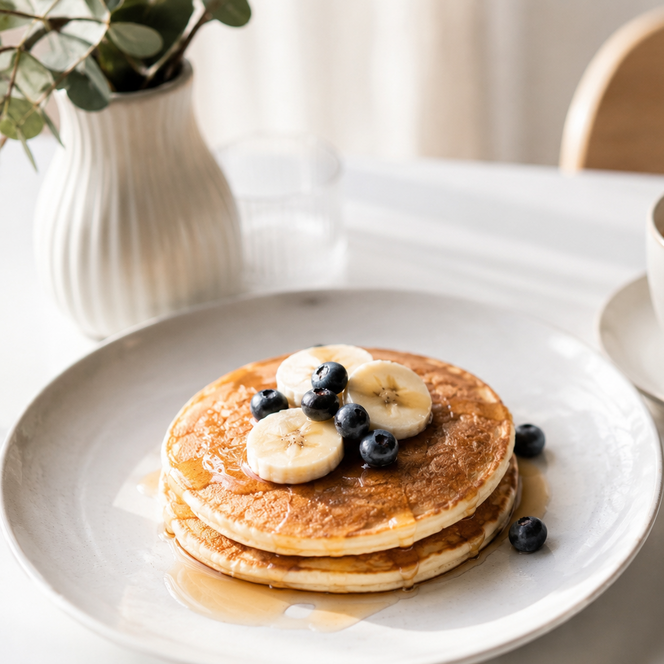 Frühstück mit Pancake