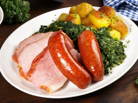 Grünkohl mit Pinkel
