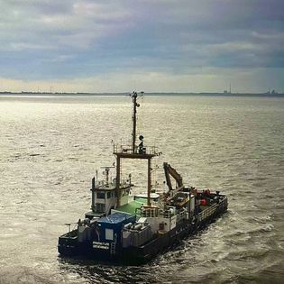 Franzius Plate auf der Weser