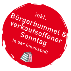 Störer verkaufsoffener Sonntag in der Innenstadt