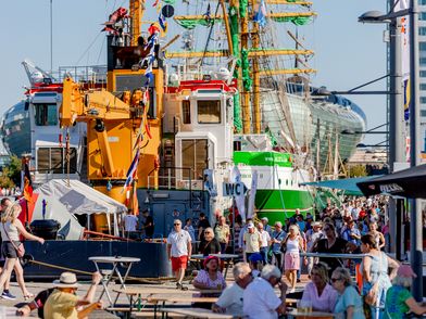 Menschen auf den Maritimen Tagen