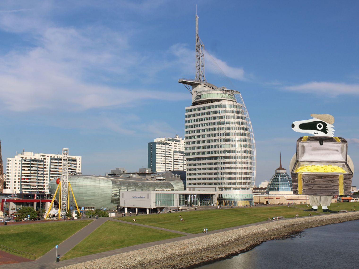 Detektiv Dachs inmitten der Havenwelten