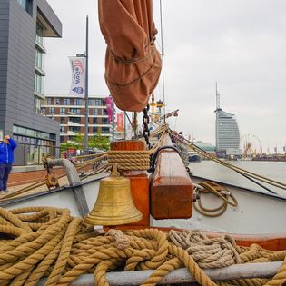 An Bord des Segelschiffs "Johanna".