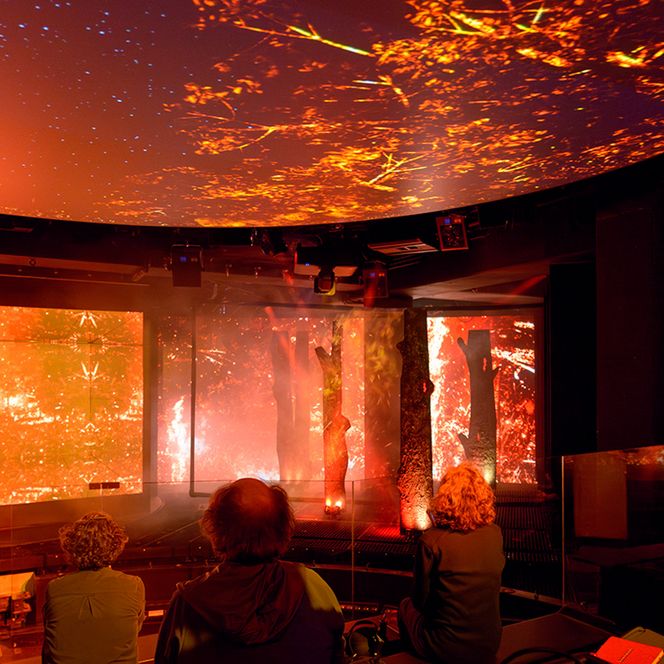 Die Ausstellung "Wetterextreme" im Kimahaus