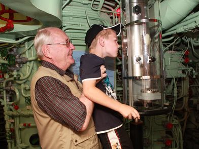 Fasziniert Jung und Alt: die Technik auf dem U-Boot „Wilhelm Bauer“.