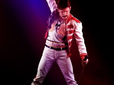 MerQury – unverkennbare Pose von Freddy Mercury