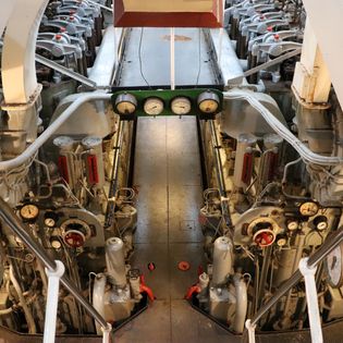 Der Maschinenraum der Seefalke