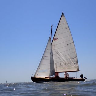 Die Almadraba unter Segeln auf der Nordsee