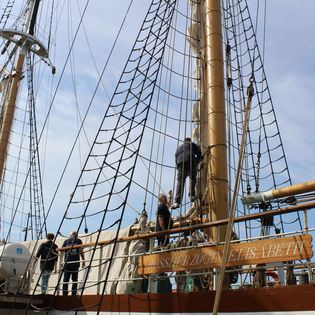 Die Takelage der Grossherzogin Elisabeth
