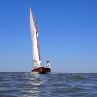 Die Almadraba unter Segeln auf der Nordsee