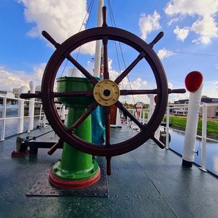 Steuerrad der Rau IX