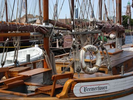 Die "Kathrin" im Neuen Hafen