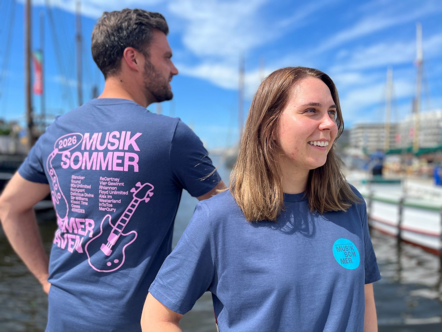Für die Fans des Musiksommers: Erstmals gibt es ein offizielles T-Shirt mit Logo und Line-up des Festivalsommers