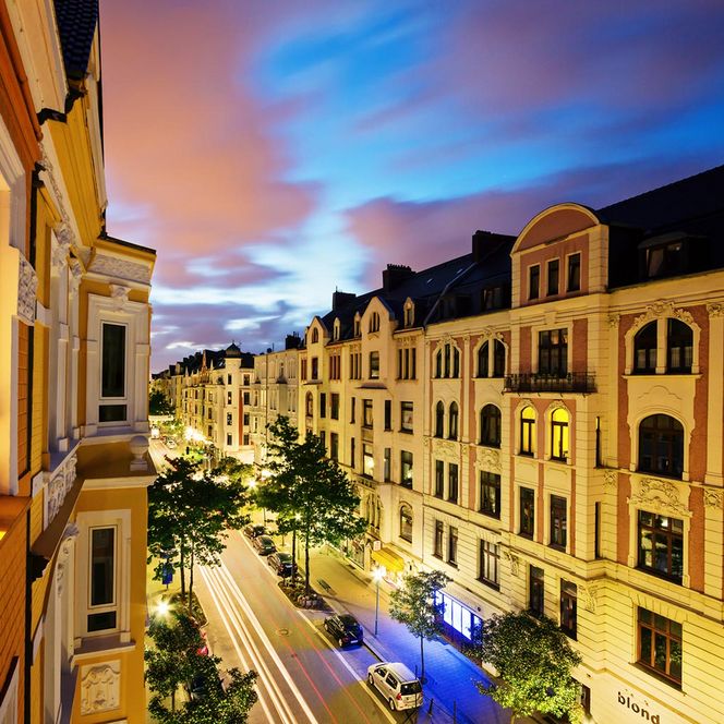 Die "Alte Bürger" in Bremerhaven in den Abendstunden
